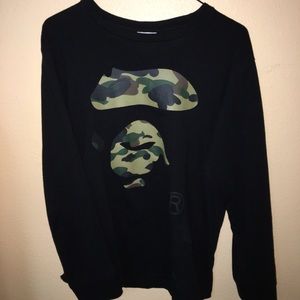 Bape Long Sleeve Shirt (CAMO)